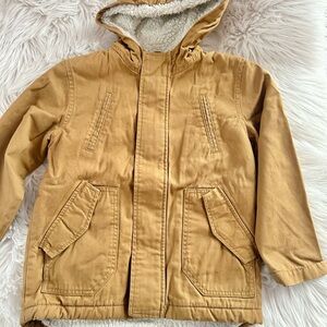 Boys Crazy 8 Tan Utility Jacket Size 5-6